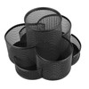 Mesh Desk Organizer 7 Compartments 360 Degree Rotating Multifunctional Pen