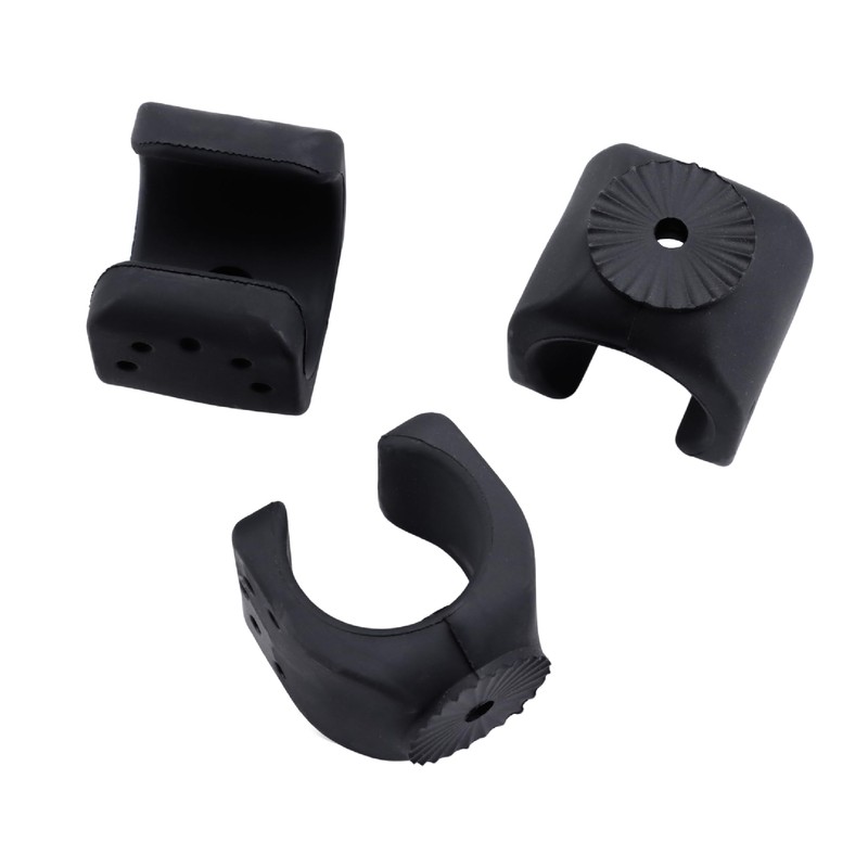 6 Pieces Flashlight Mounting Brackets, Torch Holder with Screws for