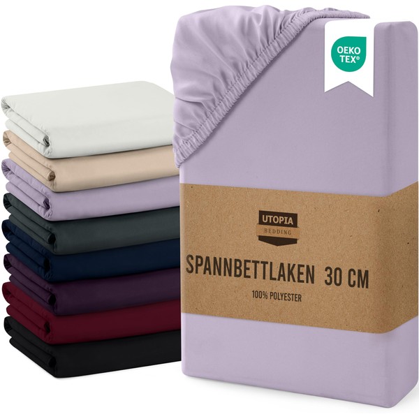 Utopia Bedding - Fitted Sheet 180 x 200 cm up