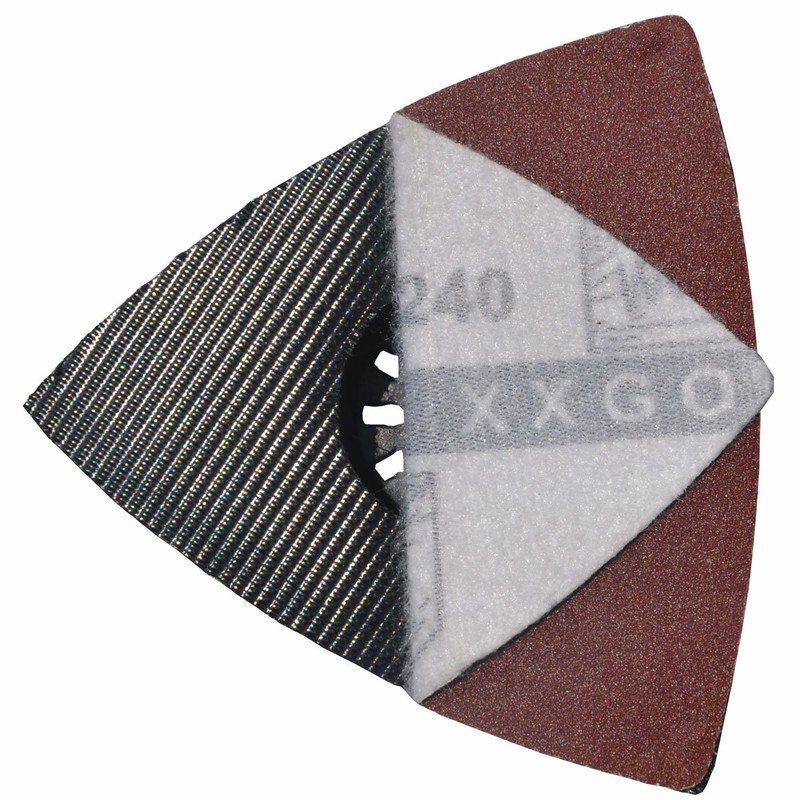 XXGO 100 Pcs 240 Grits 3-1/2 Inch 90mm Triangular Hook