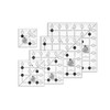 Craft Bunch - 5 Non-Slip Square Quilt Rulers - 2.5",