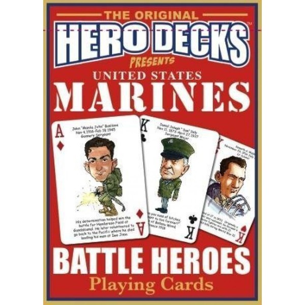 HeroDecks - U.S. Marines Battle Heros Playing Cards - USMC