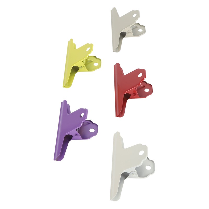 5pcs Colorful Metal Bull Hinge Clips Wall Hanging Heavy Duty