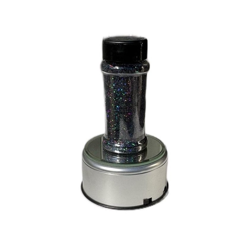 2oz Glitter Bottle Shaker:_Pistachio
