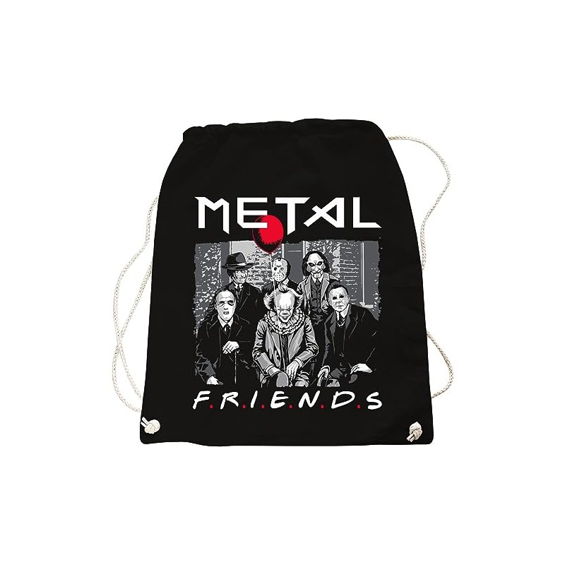 Metal Horror Friends Backpack, black, Rucksack