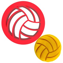 Volleyball Cookie Cutter (2 to 8 inches) by Mighty Gadget USA (5 inches)