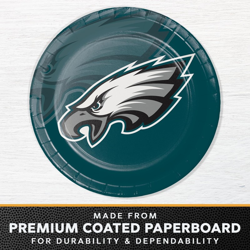 Trendware Philadelphia Eagles Paper Plates, 24 ct