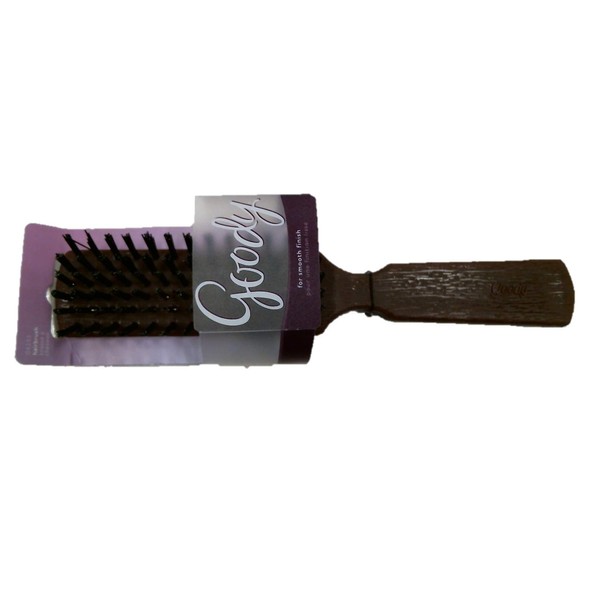 Goody Styling Essentials Hairbrush – Plastic Woodgrain and Synthetic Boar Bristles Leave Hair Shiny And Smooth For All Wet And Dry Hair Types - Hair Accessories For Women, Men, Boys, and Girls