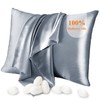 Jaciu 100% Silk Pillowcase, for Hair and Skin, Both Side