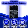 PowerStar 2 Year Warranty 2 Pack 6 Volt 4.5AH Rechargeable
