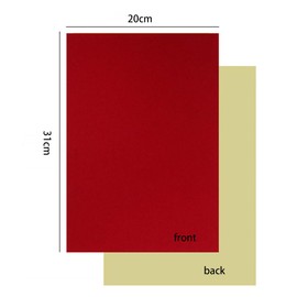 Self Adhesive Felt, DIY Self Adhesive Fabric for Art & Crafts, Peel and Stick Felt for Drawer/Jewelry Box Felt Liner (20, Red)