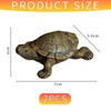 RELKLYU 2 Simulated Turtle Models, Garden Decoration Embellishments, Garden Landscaping,