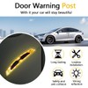 BQRKOTM Pack of 4 Yellow Carbon Fibre Door Edge Protector