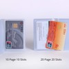 Senkary Set of 3 - Plastic Wallet Insert Credit Card