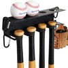 MIUONO Baseball Bat Wall Mount, Baseball Holder and Bat Rack