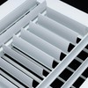 Fits 10x4 Duct Opening Aluminum 3-Way Adjustable Air Supply Grille