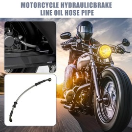 uxcell 1 Set 30cm 0.98ft Motorcycle Hydraulic Brake or Clutch Line Hose Universal for Motorcycle Dirt Bike ATV Moped Scooter with Screws