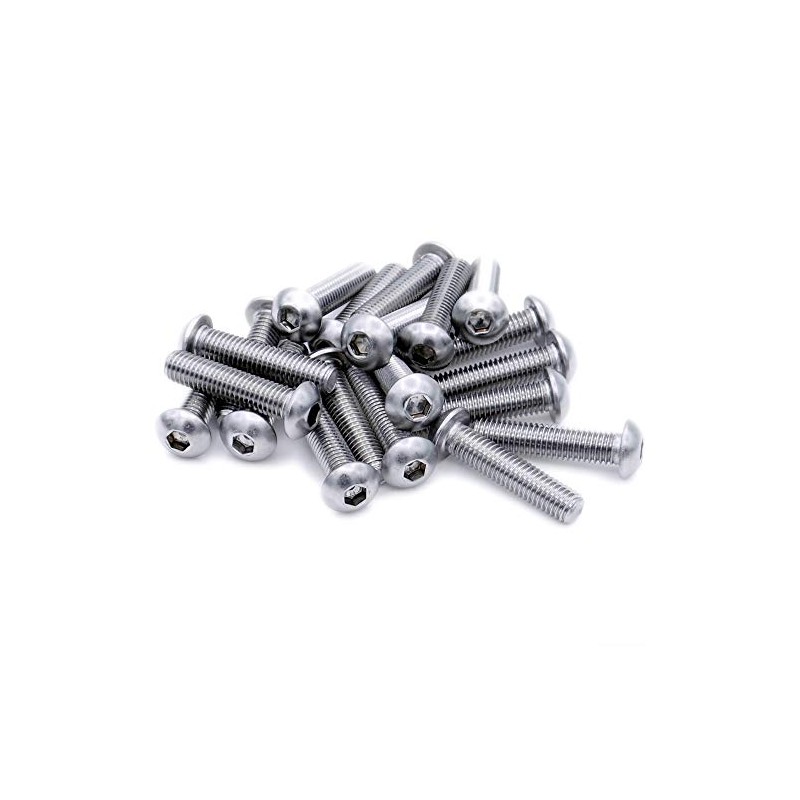 M3 (3mm x 6mm) Hex Socket Button Machine Screw (Bolt)