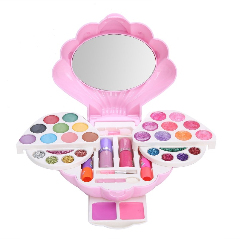 Shell Shaped Make Up Box Kids Makeup Kit for Children