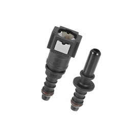 INFINAUTO 7.89mm SAE to 8mm Straight Fuel Hose Quick Release Connector 2pcs Stylish Design