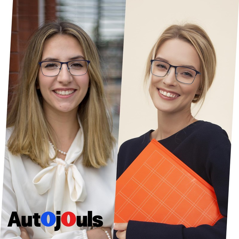 Autojouls 1-Pack Nearsighted Glasses for Distance with Hard Case, Spring