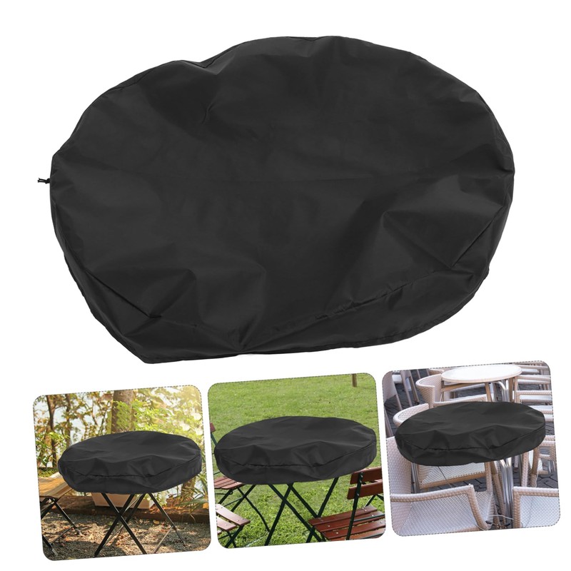 Levemolo Outdoor Round Fire Pit Cover Heavy Duty BBQ Grill