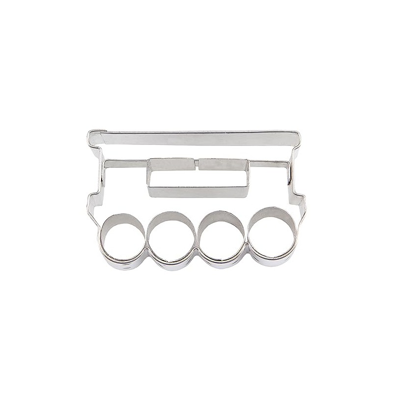 Staedter Railway Carriage Cookie Cutter, Stainless Steel, 5.5 cm