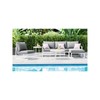 Elle Decor Mirabelle Outdoor Side Table in French White