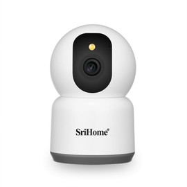 SRIHOME Indoor Surveillance Camera, 4MP WiFi Home Surveillance Camera with Phone App, Night Vision, 2-Way Audio, Privacy, Garden, Baby, Pets and Nanny Monitor