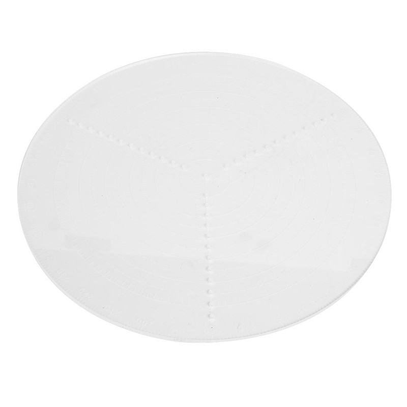 Transparent Acrylic Center Finder Woodworking Compass for Circle Center Finding