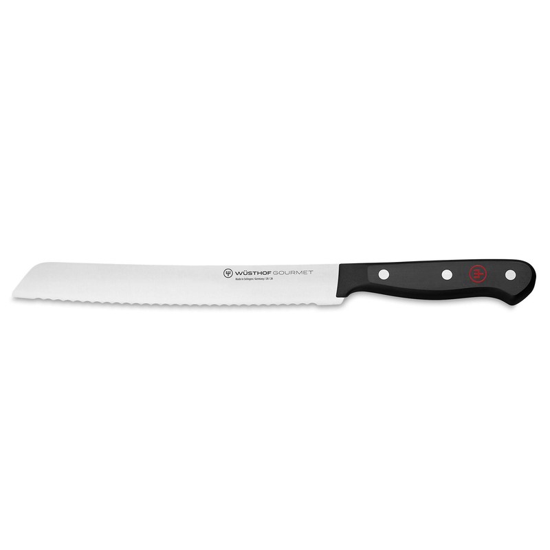 Wüsthof Gourmet 8" Bread Knife, Black