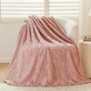 NEWCOSPLAY Super Soft Twin Blanket Dusty Pink Love Premium Silky