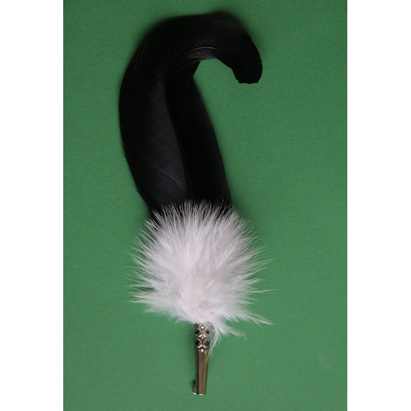 Breiter Real Hat Feather Hat Pin of Goose and Turkey