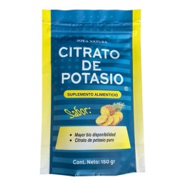 Citrato de Potasio en Polvo Sabor Piña para Funcionamiento Renal de Joy Natura                                                                        