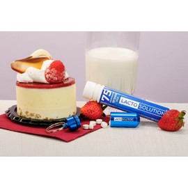 Lactosolution 15000 FCC - Lactase Enzyme Additive for Lactose Intolerance - 75 Tablets - Refill Pack