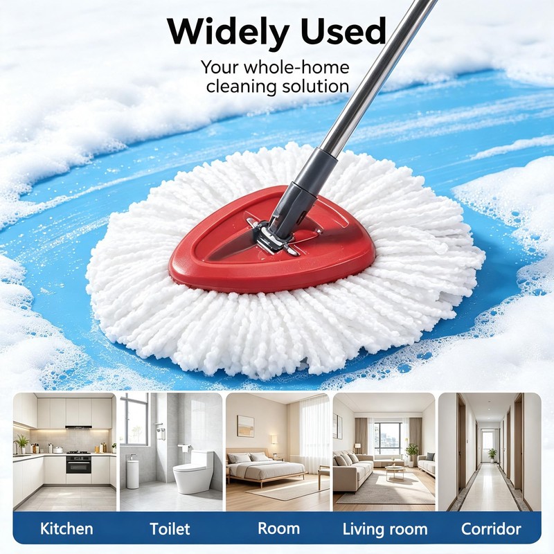 Mop Replacement Heads, Spin Mop 100% Microfiber Refill for O