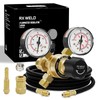 RX WELD Argon Regulators Gauges Gas Welding, Regulator for MIG
