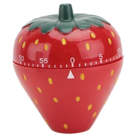 SHOWERORO Fruit Shape Mechanical Countdown Timer for Home Baking Cooking Adorable Strawberry Design Safe Kitchen Timer for Management Habit Training