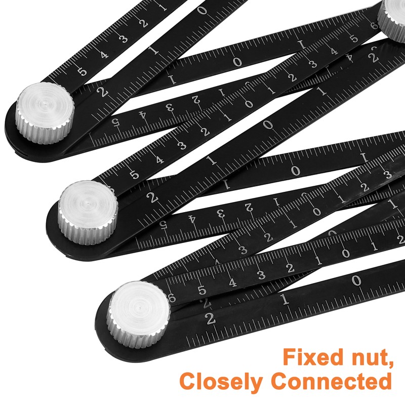 Hole Locator Steel Multi Angle Measuring Ruler Portable Universal Wall