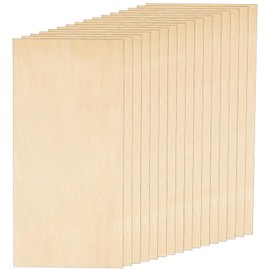 Cassny 13 Pack Basswood Sheets for Crafts- Thin Plywood Wood Sheets - Balsa Wood Sheets -Unfinished Wood Boards for Laser Cutting,Painting,Engraving,Burning and CNC Cutting (4"x8"x2mm)