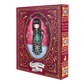 Santoro Gorjuss - Advent Calendar - Christmas Countdown Calender With 25 Surprises Including Notebooks, Pens, Paper Tape, Stationery And Enamel Pin - Gift For Girls, Kids - Merry and Bright