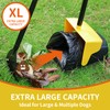 ienjoyed Pooper Scooper Large Odorless Swivel Bin & Rake with