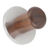 Wood Handle Coffee Tamper Stainless Steel Press Detachable Flat Base
