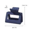 Unbranded 5pc Hair Claw Women Thick Thin Hair Square Matte