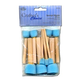 G.T. Luscombe Company, Inc. Sponge Stippler Set, (3) 1/4", (4) 3/4", (3) 1, 1/4", 10/pkg