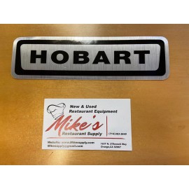 Hobart NEW 3" x 7/8" Hobart Equipment Sticker Decal Emblem Logo Mixer Slicer #7845