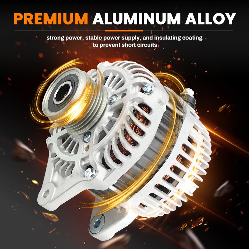110A High Output Alternator Compatible with 2013 2014 2015 2016