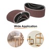 sourcing map 15pcs 2.5 x 14" Sanding Belts 5pcs Each