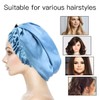 Pack of 2 Satin Bonnet, Sleep Cap, Silk, Satin Sleeping