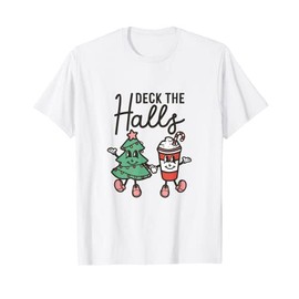 Tees-Deck The Halls mit Wintergrafik T-Shirt